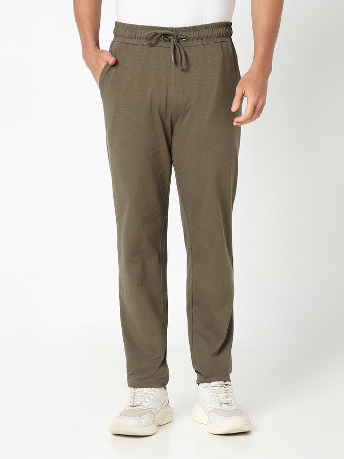 R&B Men's Olive Trousers