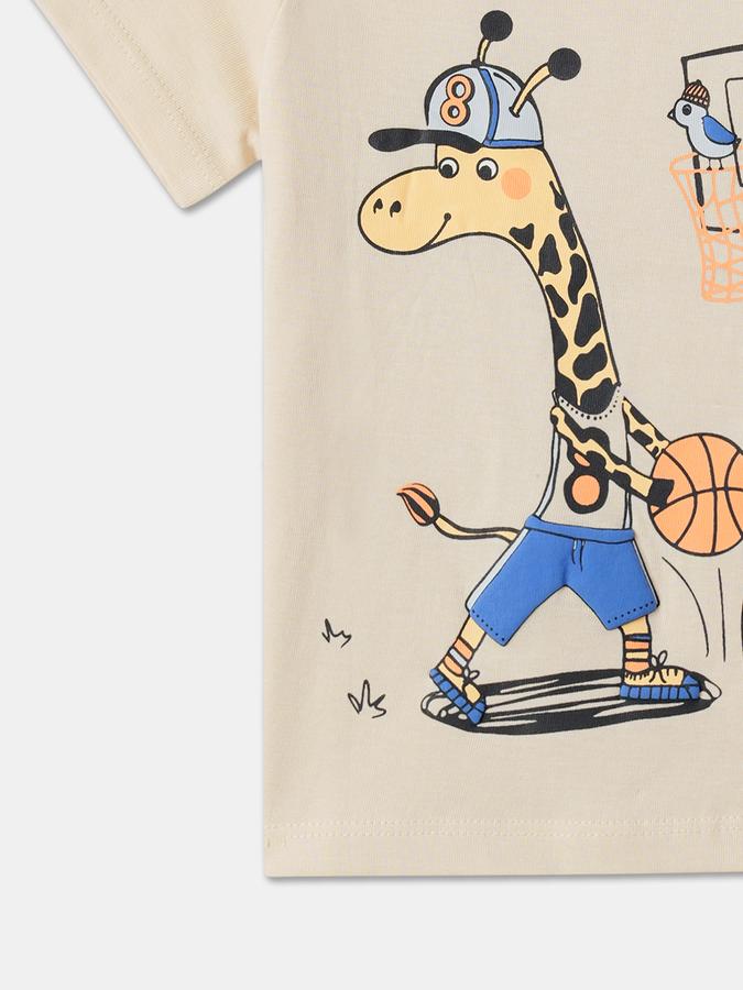 Printed Crew-Neck T-Shirt image number 3