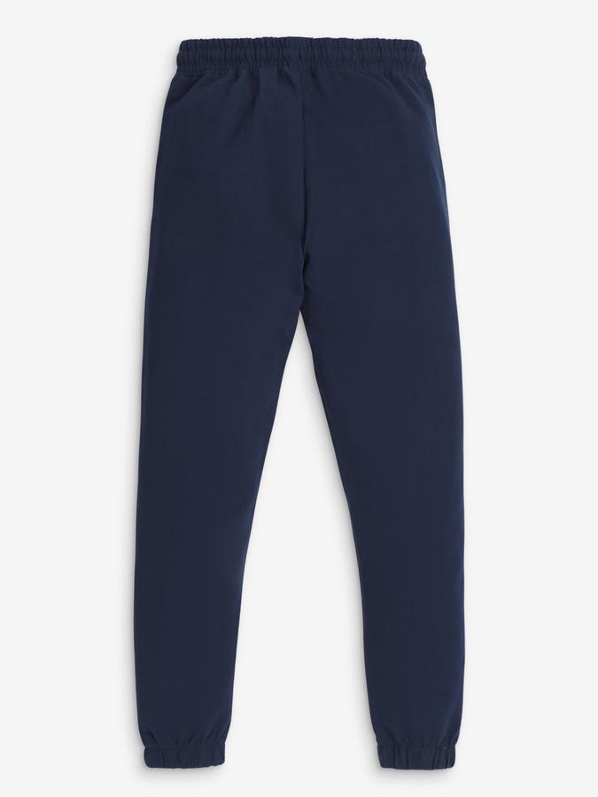 Girls Typographic Print Slim Fit Track Pants image number 2