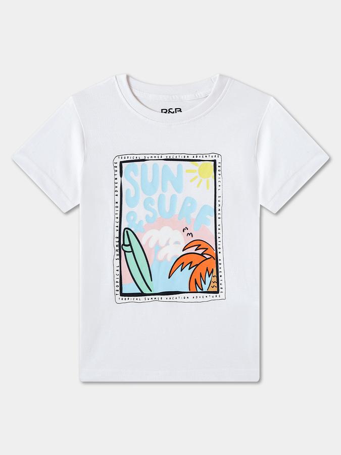 Boys Regular Fit Short Sleeve Crew Neck T-Shirt