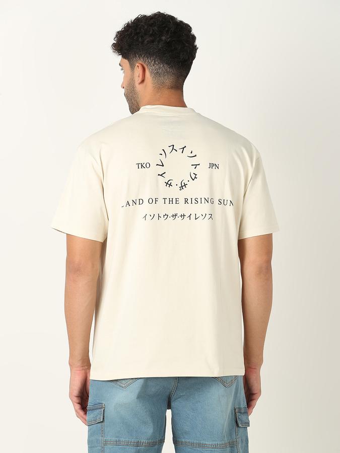 Men Typographic Print Crew-Neck T-Shirt image number 3