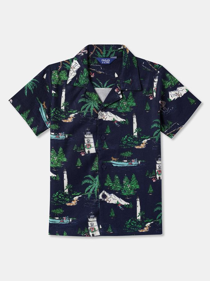Boys Printed Casual Shirt image number 0