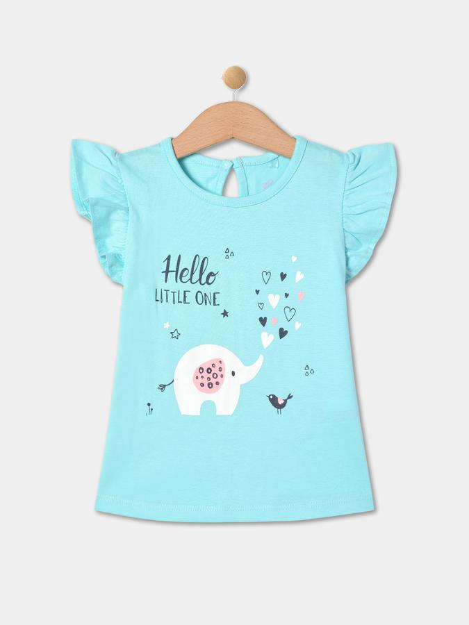R&B Girl's Round Neck Graphic Tee