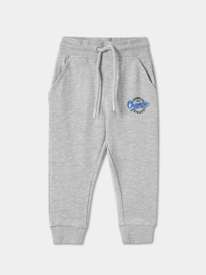 Boys Relaxed Fit Drawstring Waist Cuffed Hem Jogger