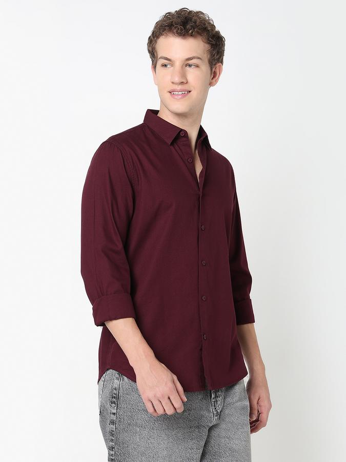 R&B MEN'S FULL SLEEVE Solid SHIRT image number 3