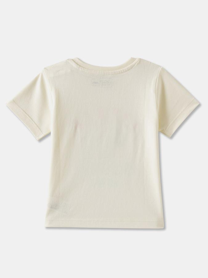 Boys Cotton Regular Fit Crew Neck Graphic T-shirt