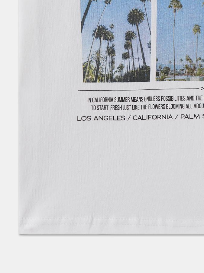 Boys Printed Pure Cotton Oversized T Shirt image number 3