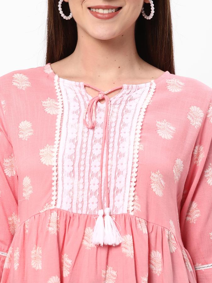 R&B Women's Printed Rayon Tunic 3Q Sleeve image number 3