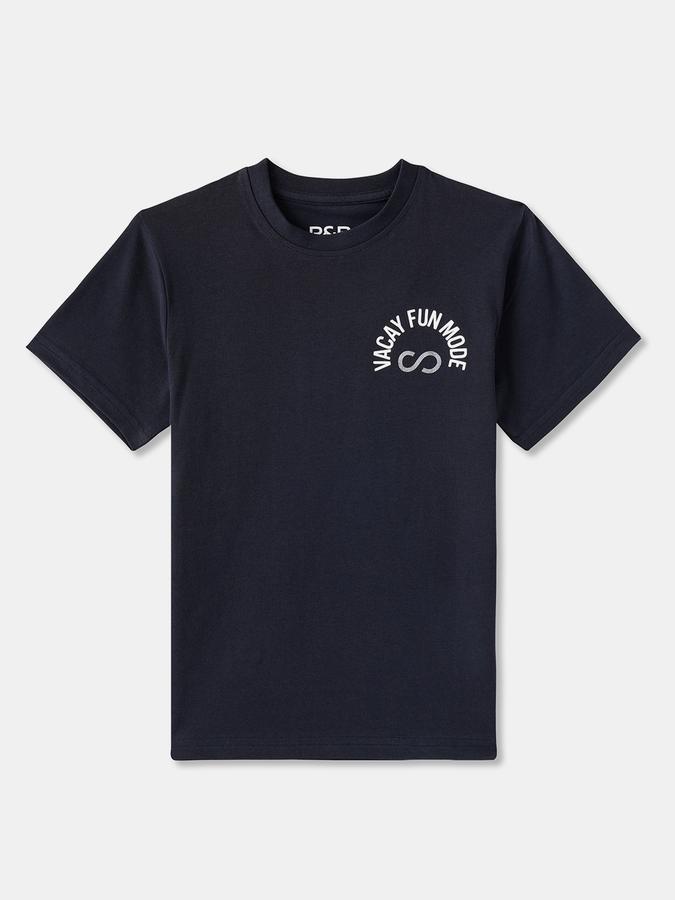 Boys Printed Pure Cotton Regular T Shirt 