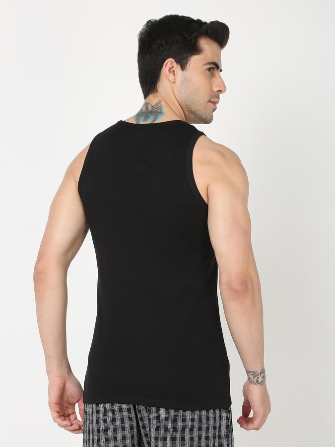 Men Pack of 2 Round-Neck Sleeveless Vests image number 3
