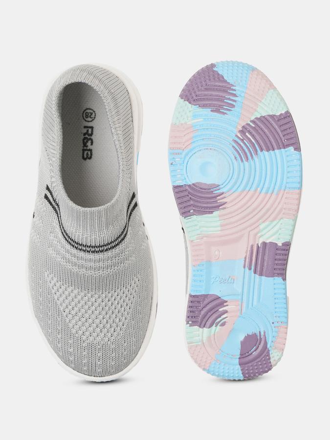 R&B Boys Grey Casual Shoes image number 3