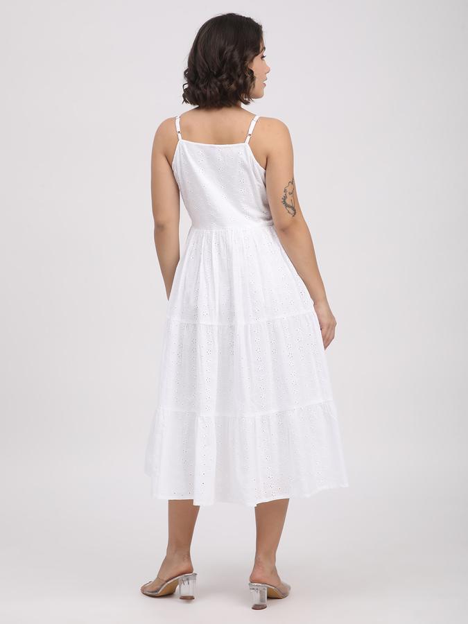 R&B Women A-line Below Knee length Dress image number 2