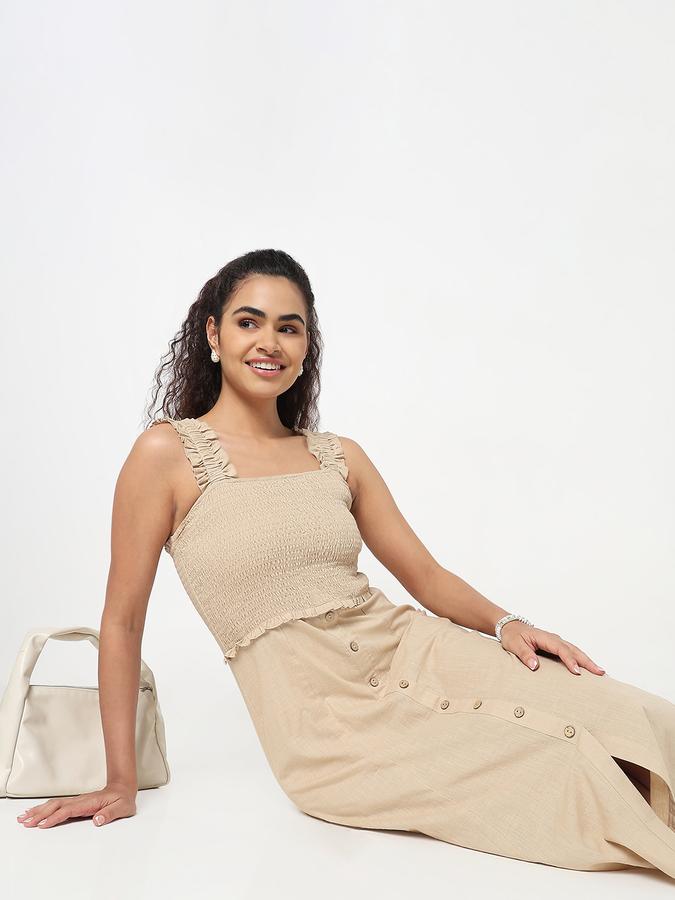 R&B Women A-line Below Knee Dress 