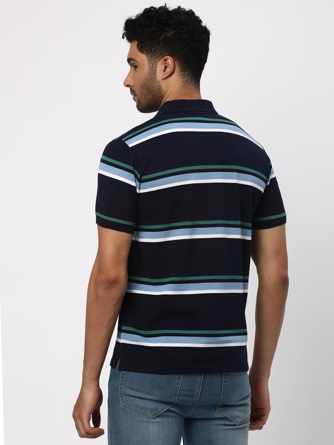 R&B Men's Striper Polo image number 2