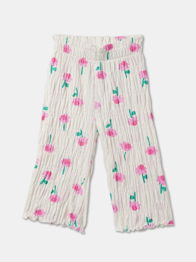 Girls Flat-Front Straight Fit Trousers image number 0