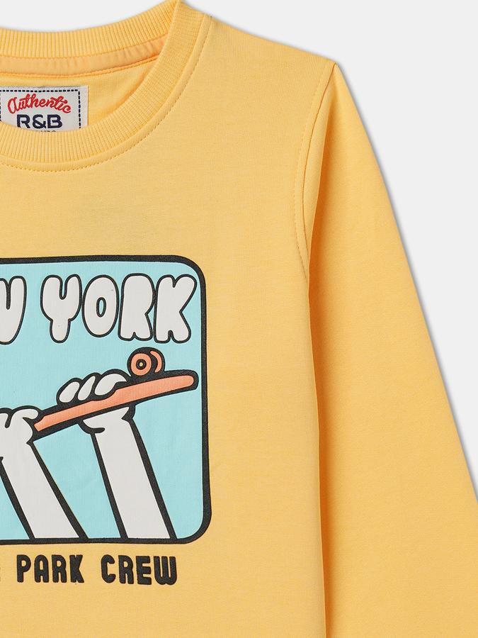 Full Sleeve Graphic Print Boys Sweatshirt image number 2