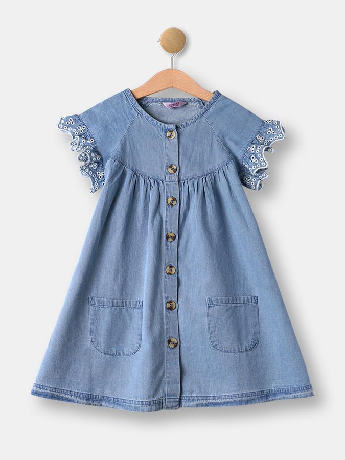 R&B Girls Blue Dresses image number 0