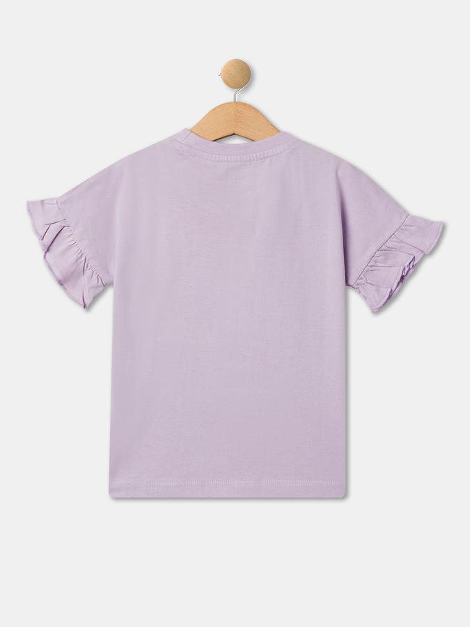 Graphic Print Round-Neck Top image number 1