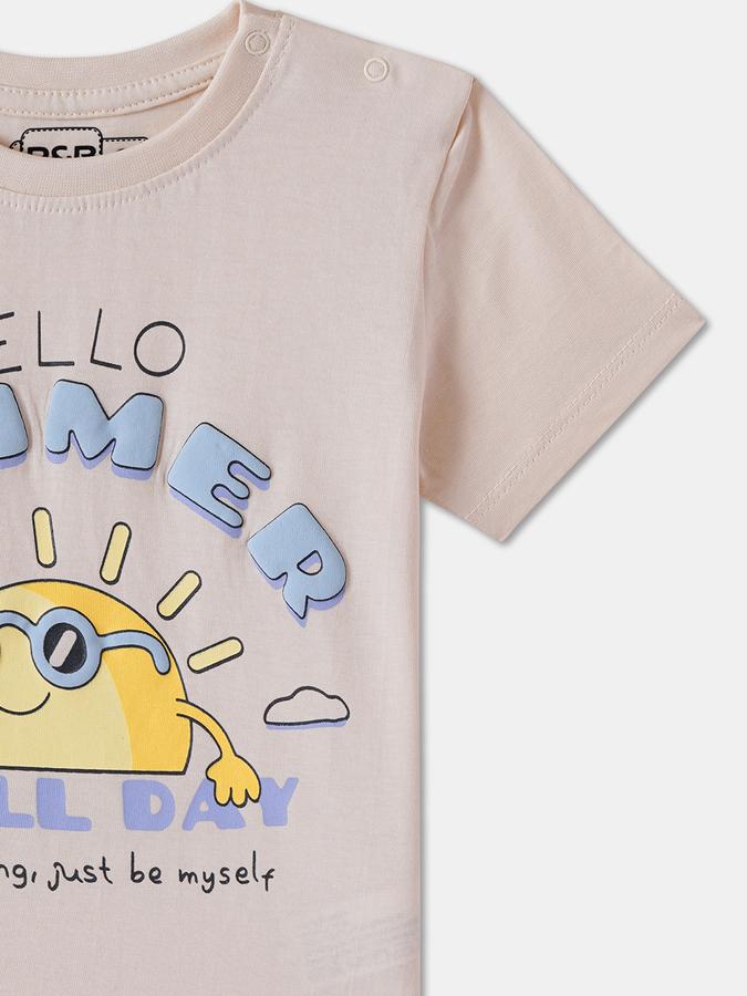 Boys Regular Fit Short Sleeve Crew Neck T-Shirt