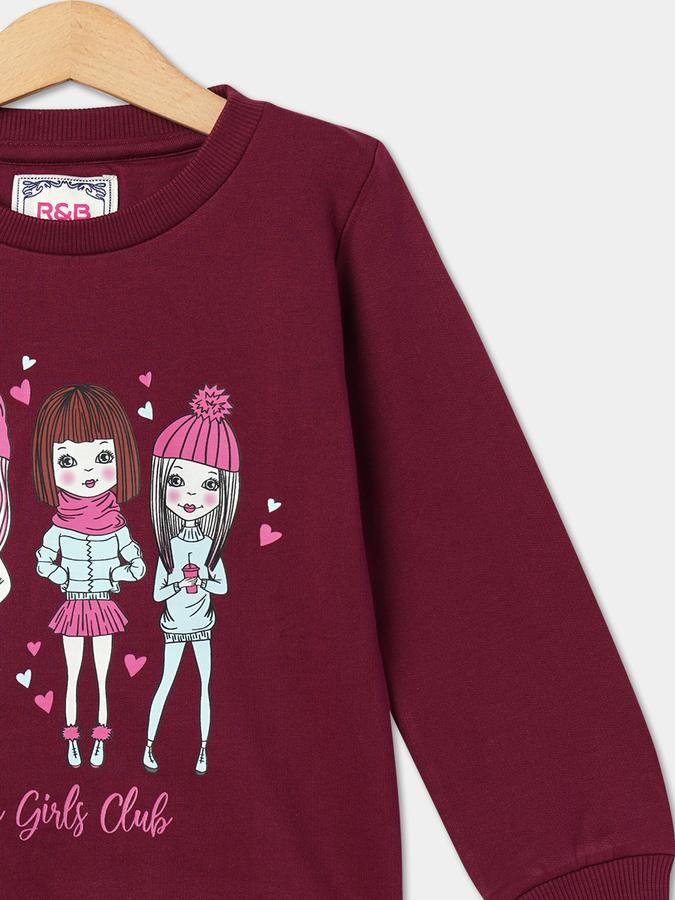 R&B Girls Red Sweatshirt image number 2