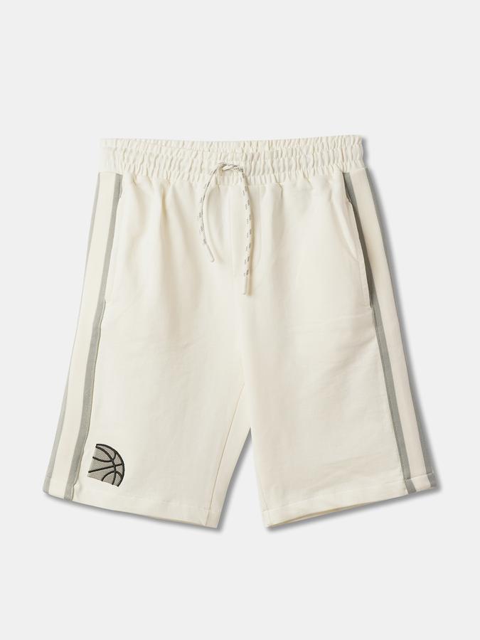 Boys Regular Fit Shorts with Drawstring Waist image number 0