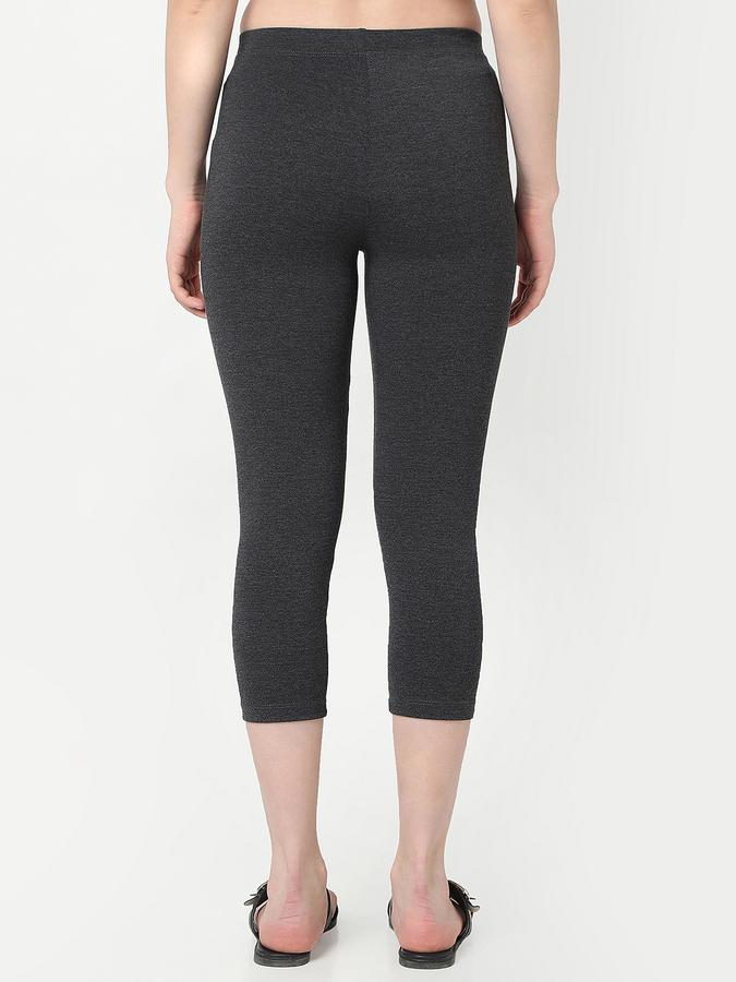 Women Cotton Blend Skinny Fit High Rise Solid Tights