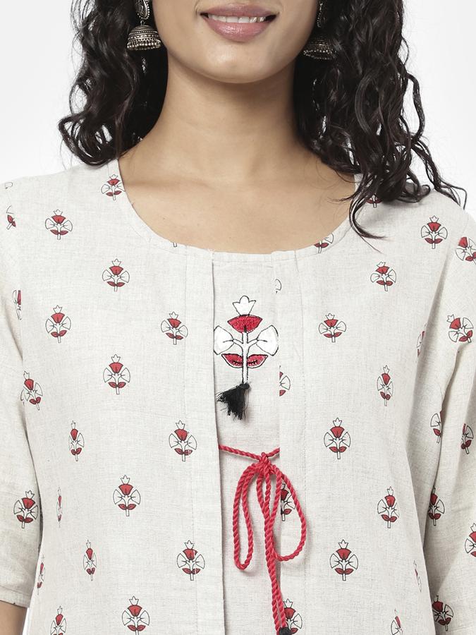 R&B Grey Women Kurtas image number 3