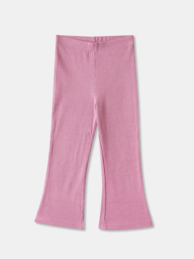 Girls Cotton Blend Printed Sweatshirt and Trousers Set