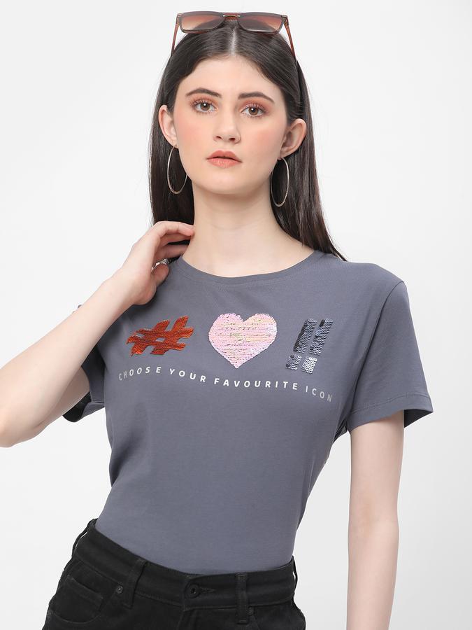 R&B Women Grey T-shirts image number 0