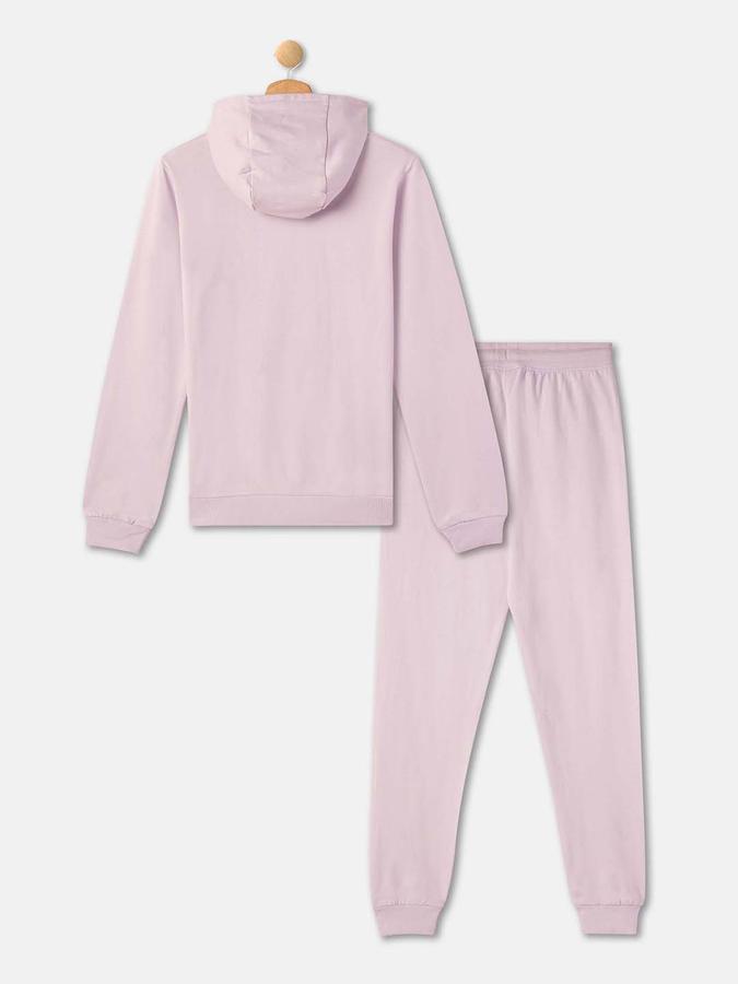 R&B Girls' Lilac Printed Co-ord Set