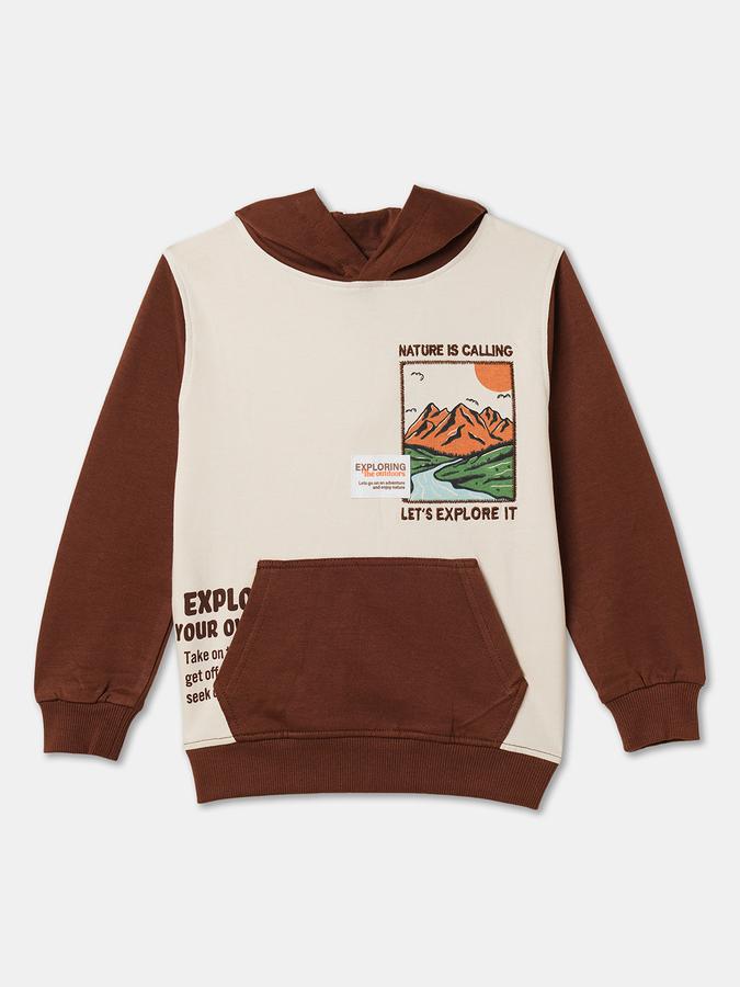 Full Sleeve Color Block Boys Sweatshirt image number 0
