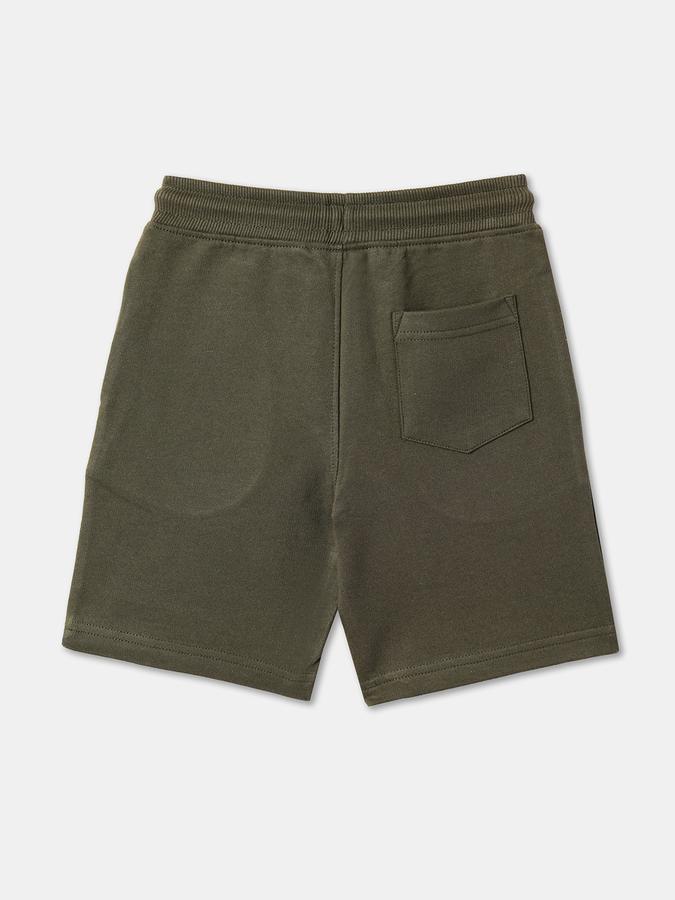 Boys Regular Fit Flat-Front Shorts image number 1
