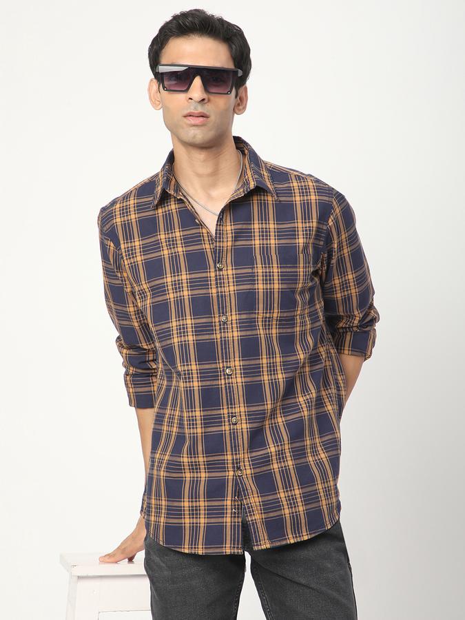 Men Checkered Casual Shirt