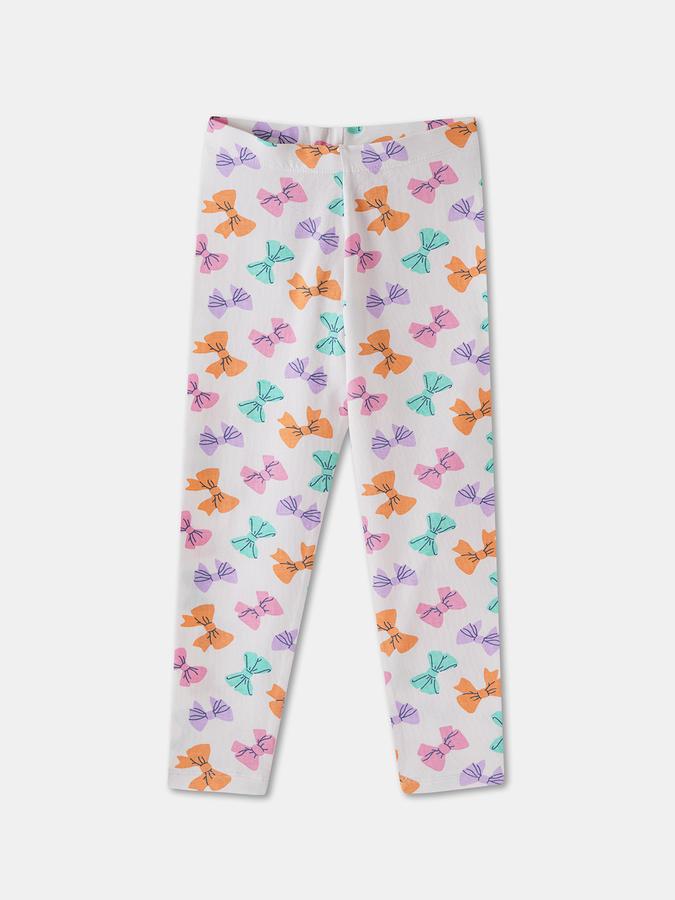 R&B GIRLS Mid-Rise Printed Leggings