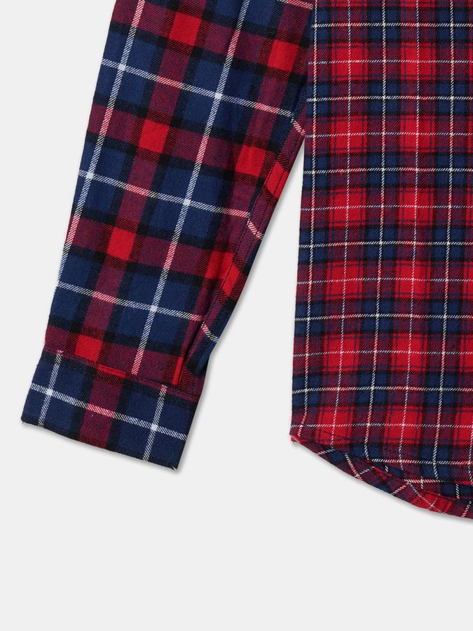 Boys Checked Regular Fit Shirt image number 3