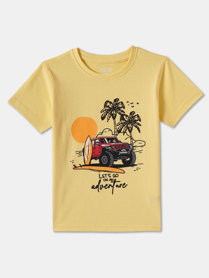 Boys Regular Fit Short Sleeve Crew Neck T-Shirt