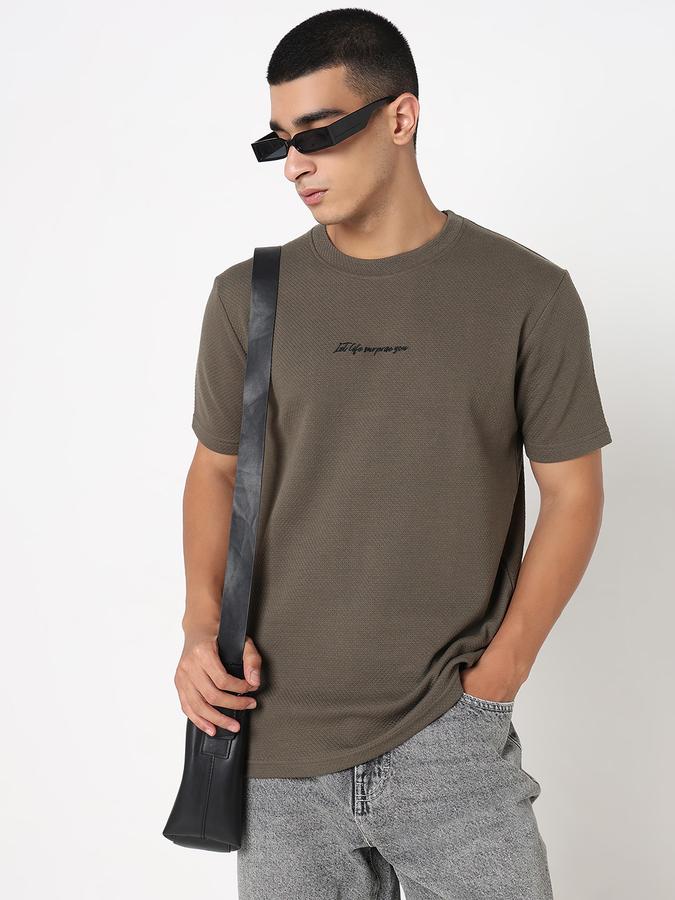 R&B MENS TEXTURE TEE, RELAX FIT image number 0