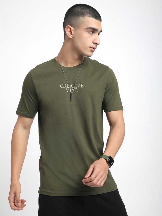 Printed Men Round Neck T-Shirt image number 0