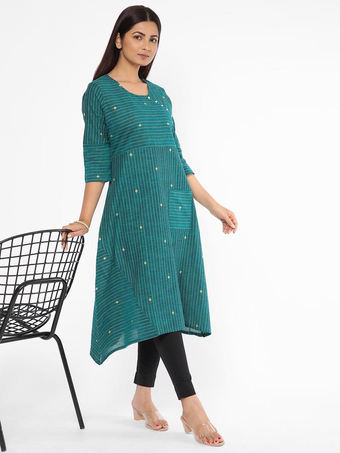 R&B Women Blue Kurta image number 1