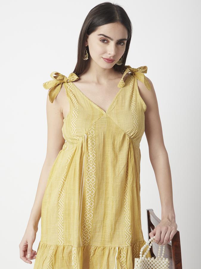 Women Cotton Printed Babydoll Ethnic Dress