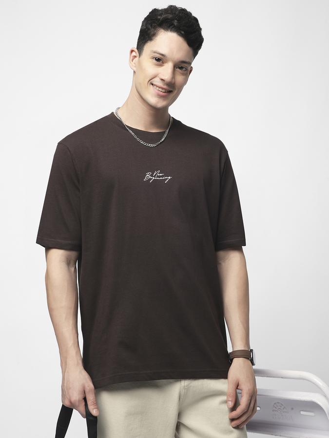 R&B MEN'S Graphic Printed T-Shirt with Crew Neck and Short Sleeves