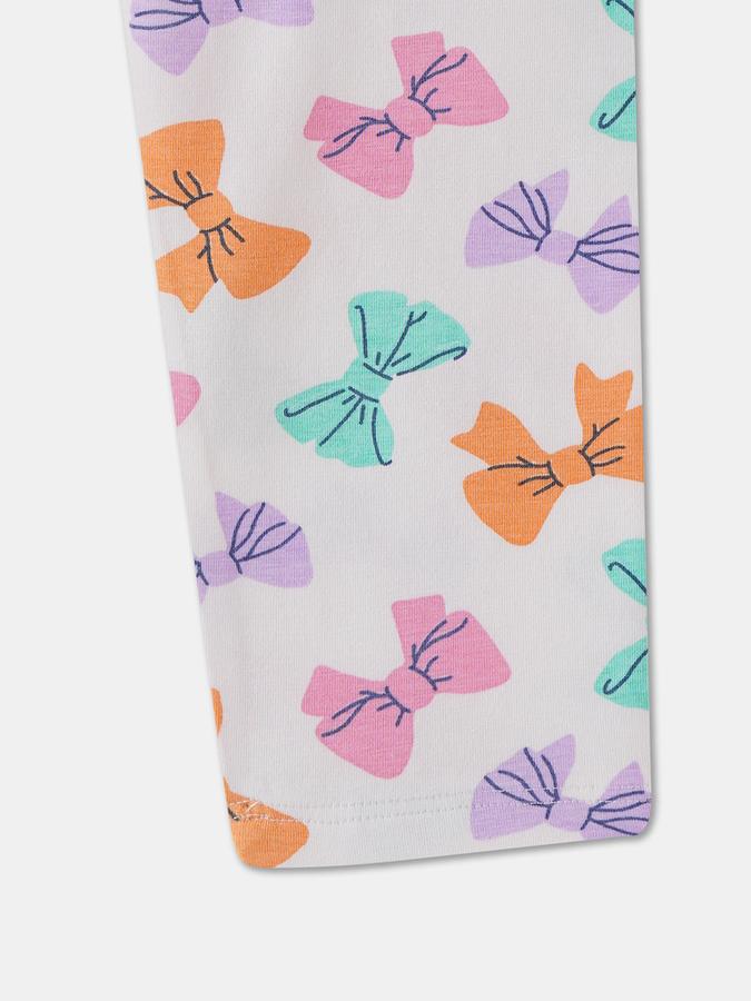 R&B GIRLS Mid-Rise Printed Leggings image number 3