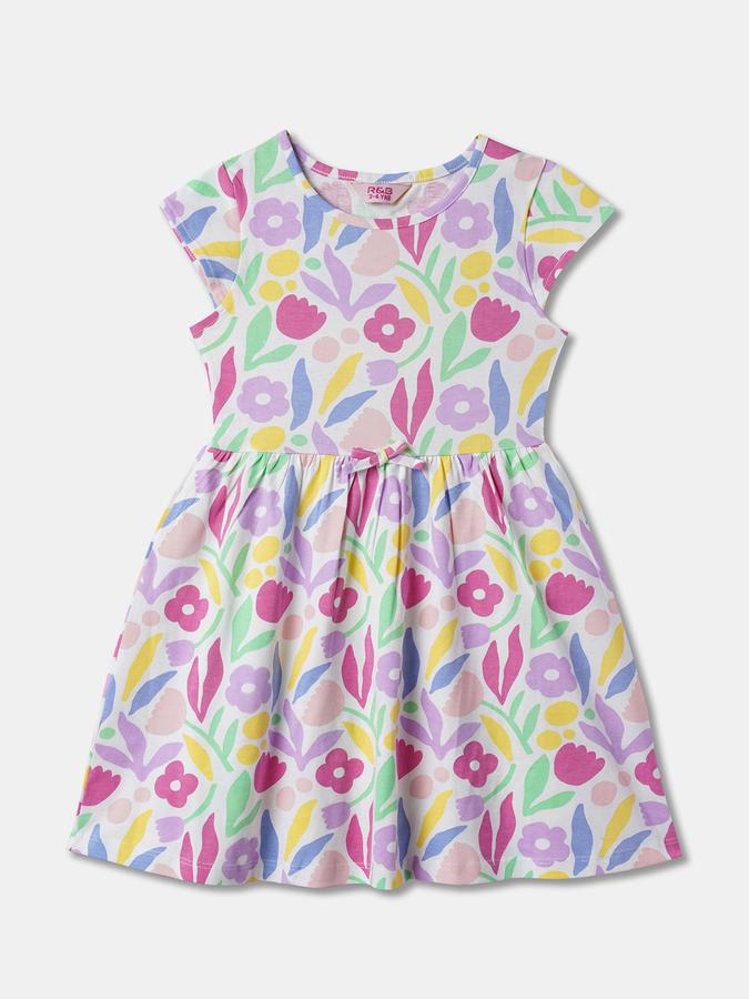 Micro Print Dress