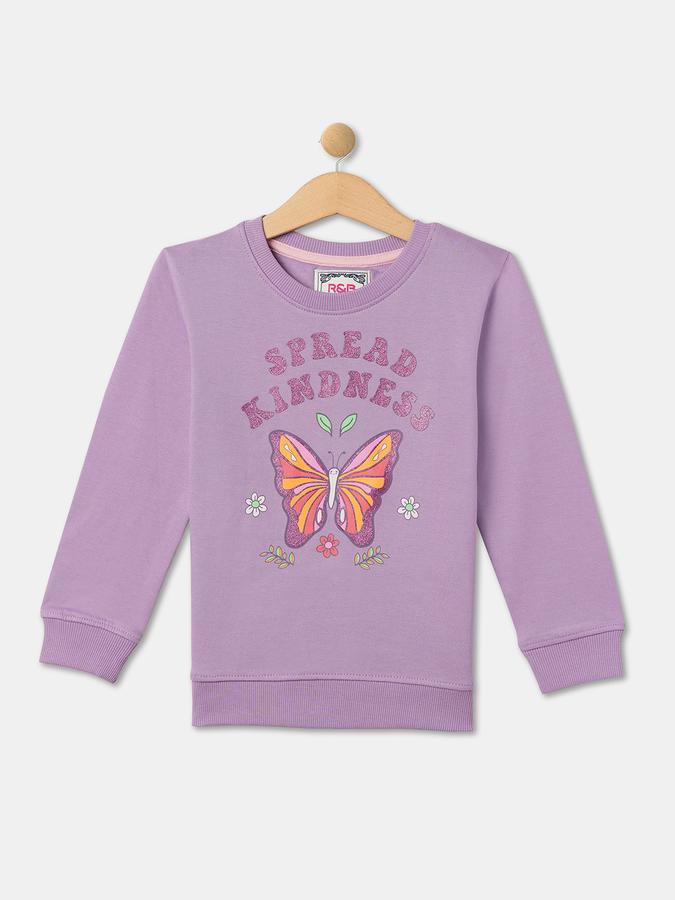 R&B Girls Purple Sweatshirts