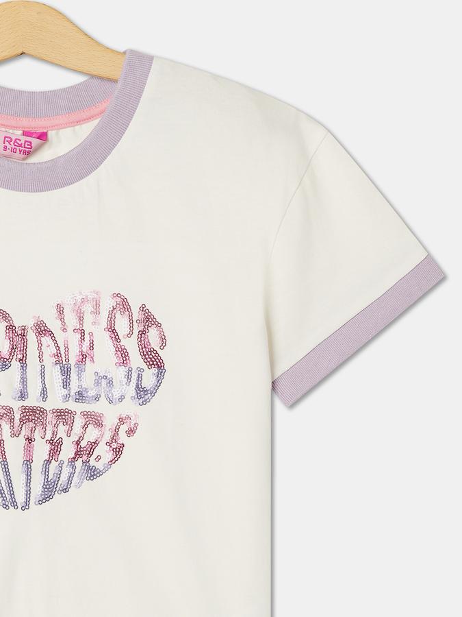 Girls Embellished Round-Neck Top image number 2