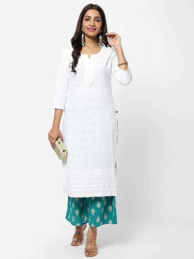R&B Women Teal Palazzos & Culottes image number 1
