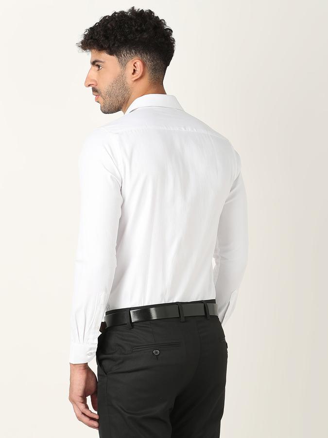 Men Spread Collar Slim Fit Shirt image number 3
