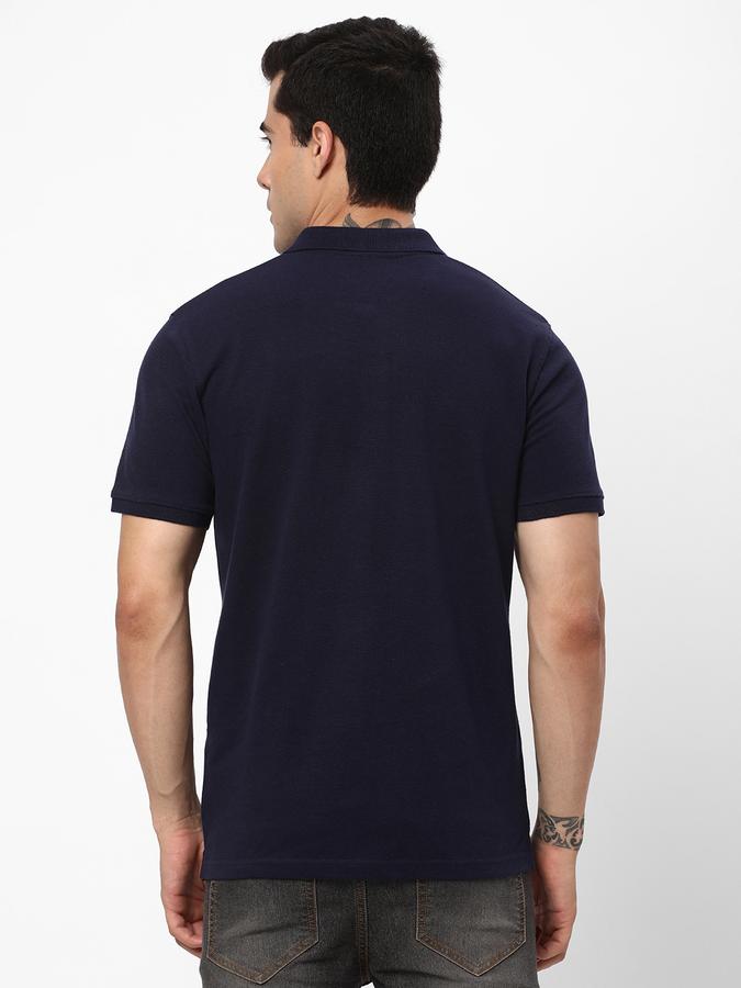 Men Logo Embroidered Regular Fit Polo T-Shirt image number 2