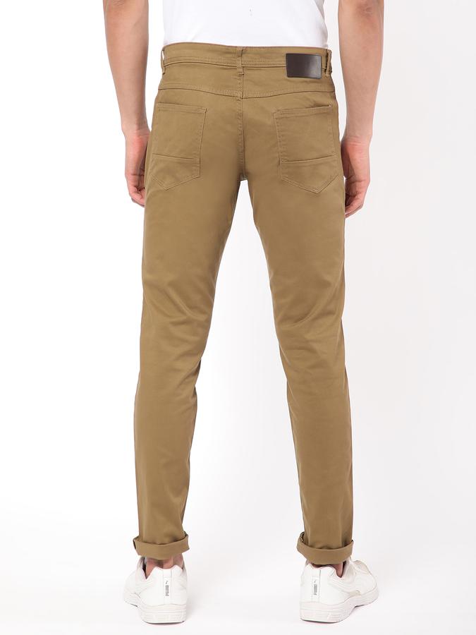 R&B Men Brown Trousers image number 2