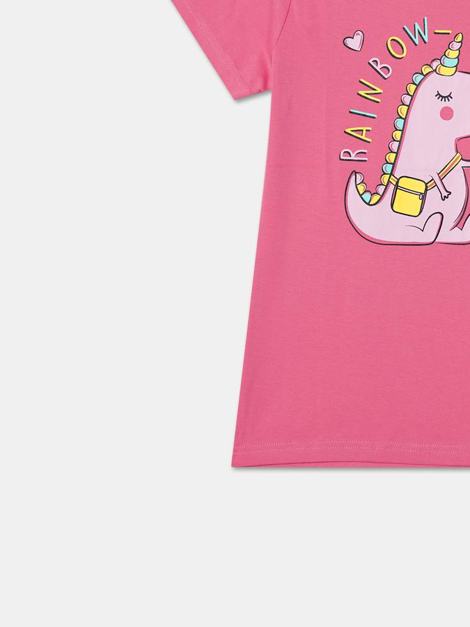 R&B Girl's Round Neck Graphic Tee image number 3
